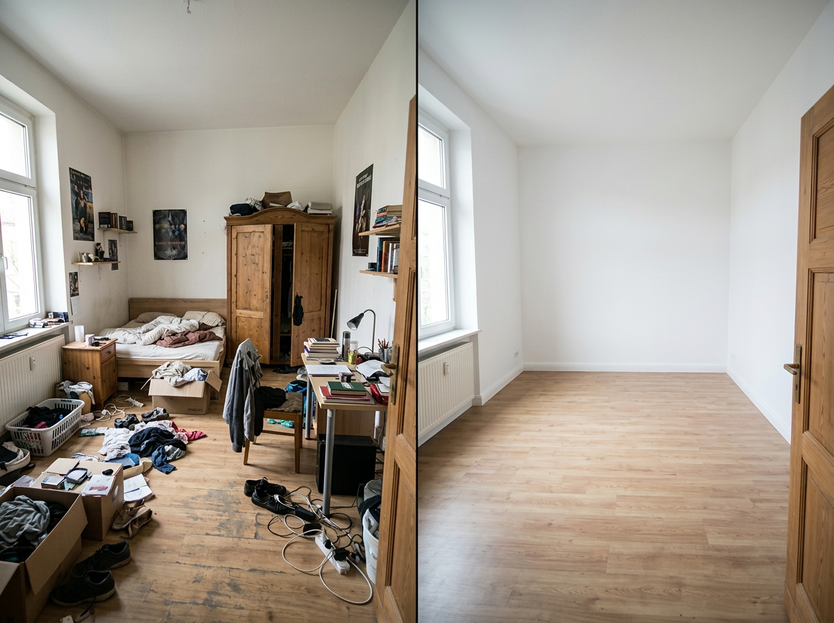 Vorher/Nachher – Komplett renoviert und übergabefertig
